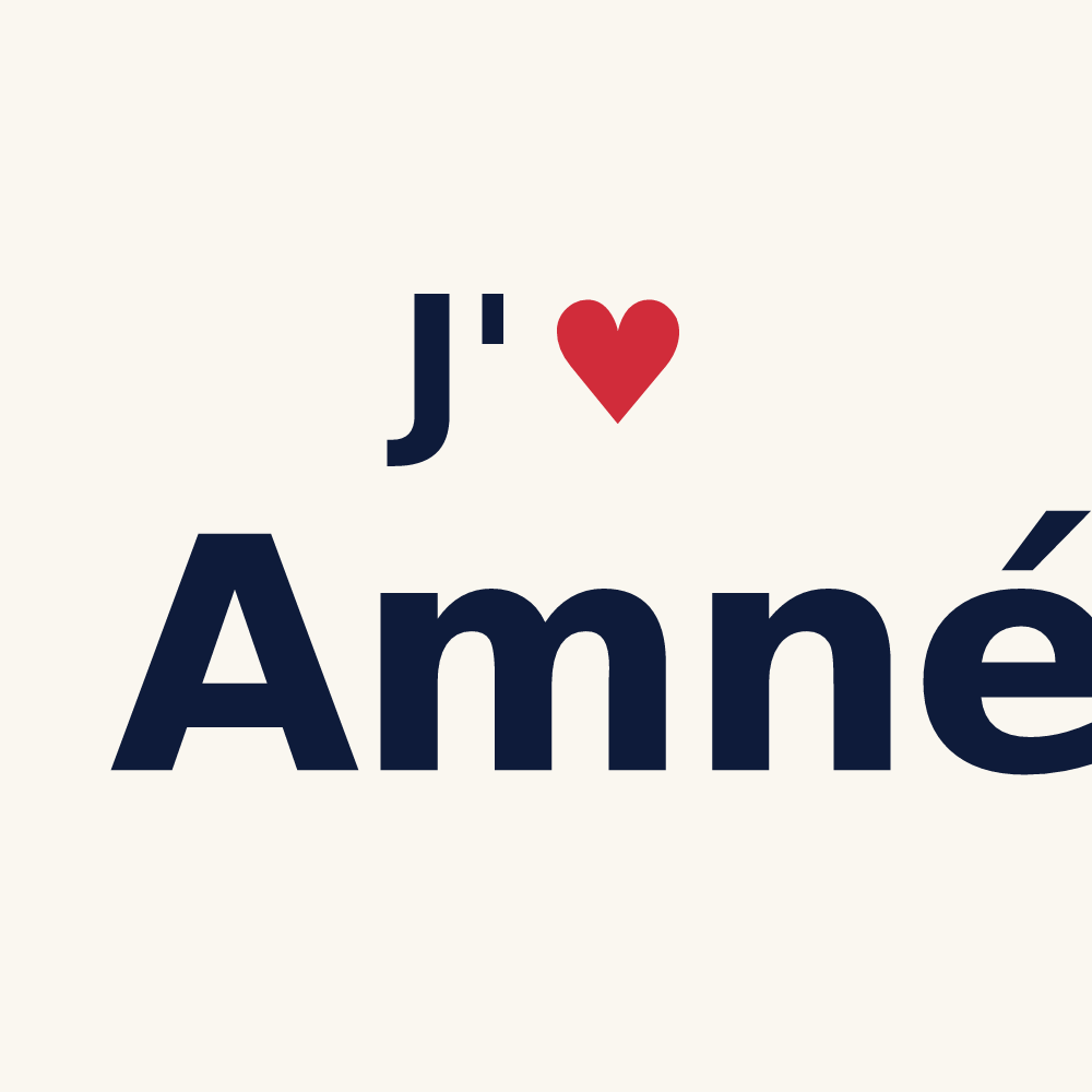 Tasse personnalisée Amné — design J'aime Amné