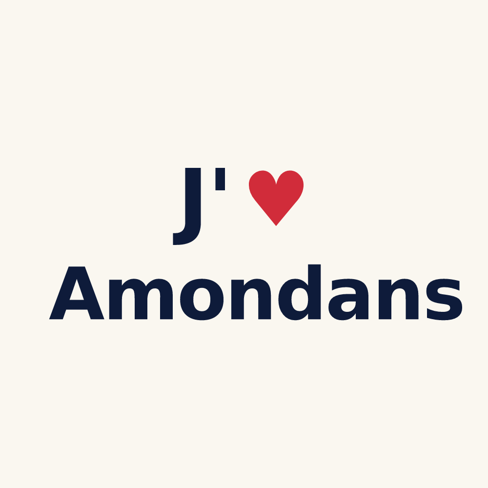 Tasse personnalisée Amondans — design J'aime Amondans