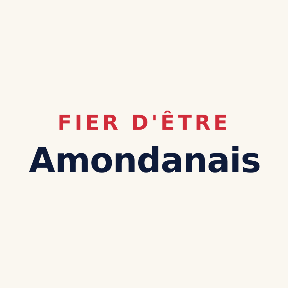 Tasse « Fier d'être Amondanais » — design pour Amondans