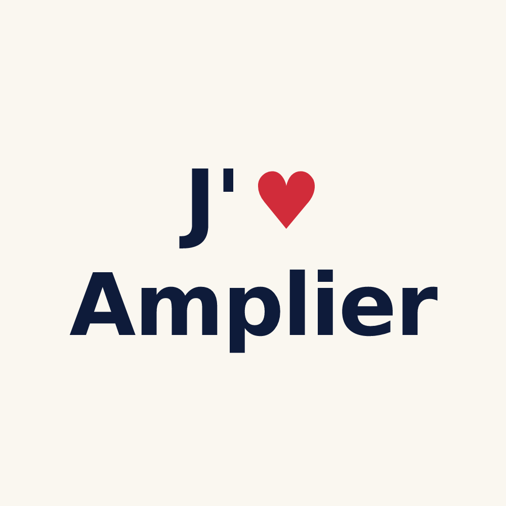 Tasse personnalisée Amplier — design J'aime Amplier