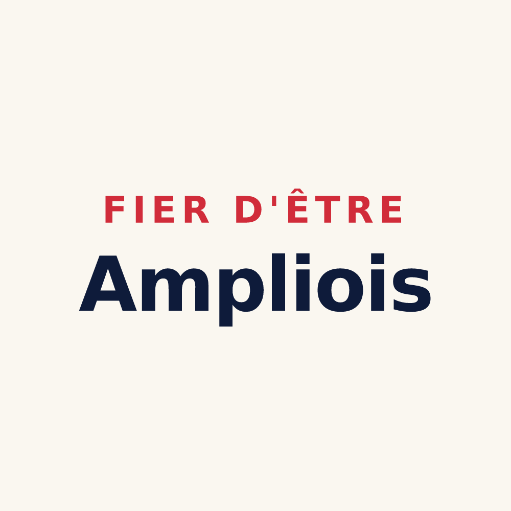 Tasse « Fier d'être Ampliois » — design pour Amplier