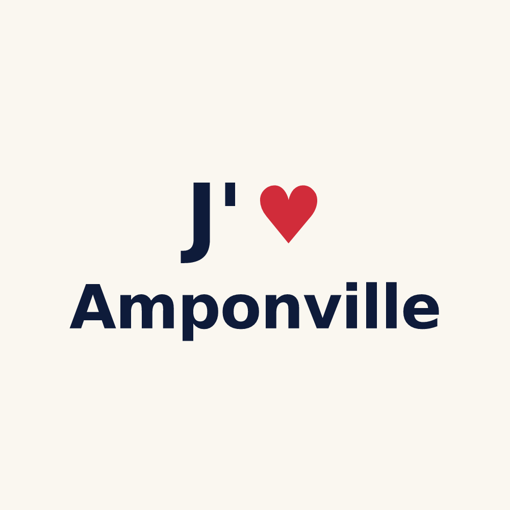 Tasse personnalisée Amponville — design J'aime Amponville
