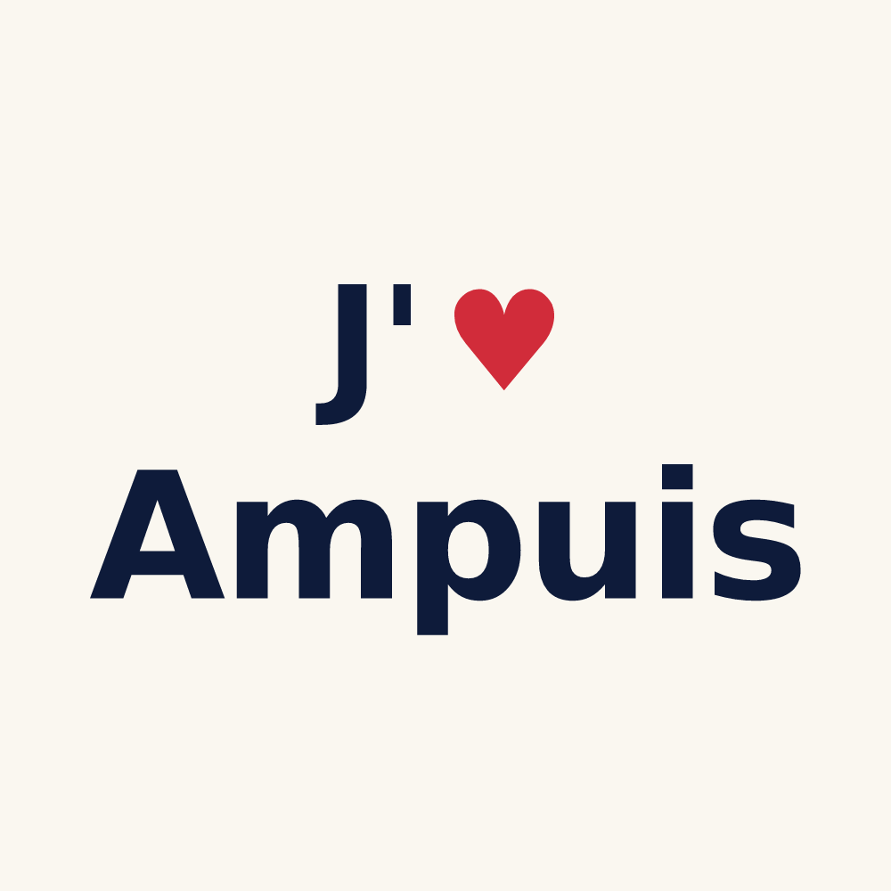 Tasse personnalisée Ampuis — design J'aime Ampuis