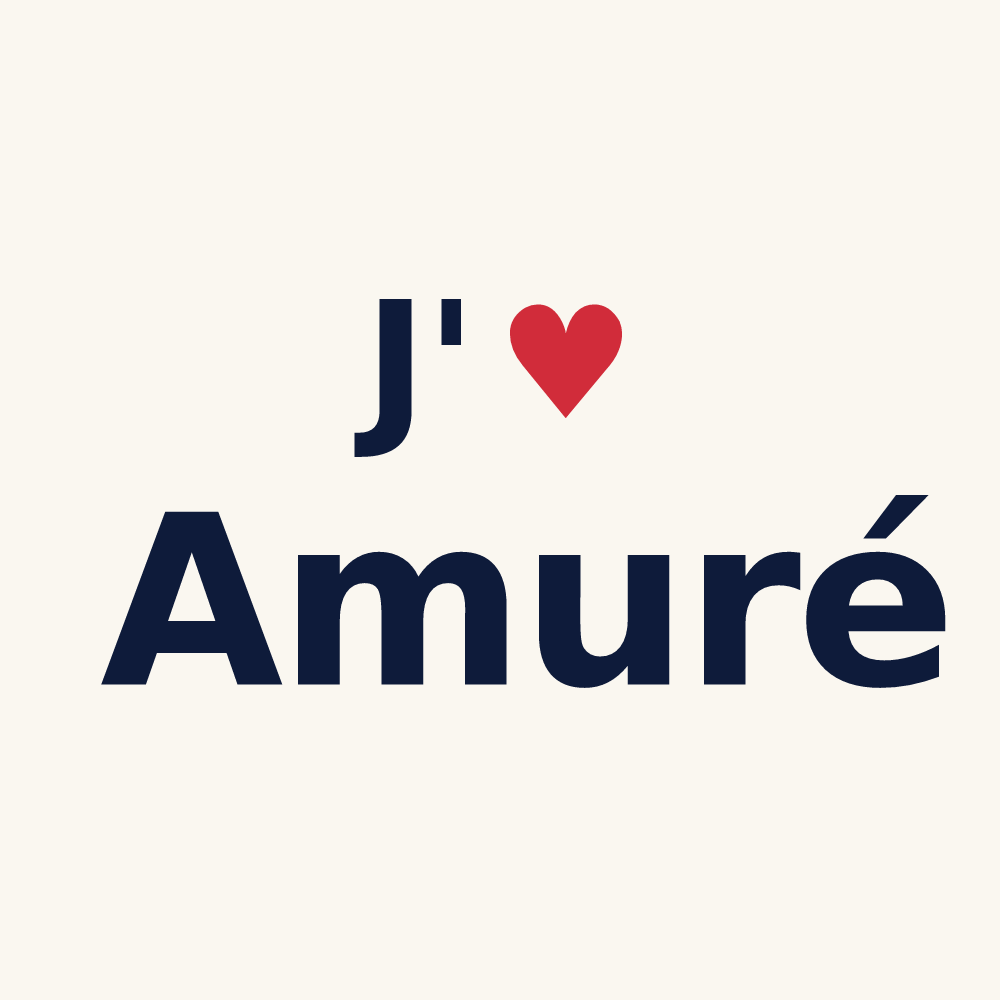 Tasse personnalisée Amuré — design J'aime Amuré