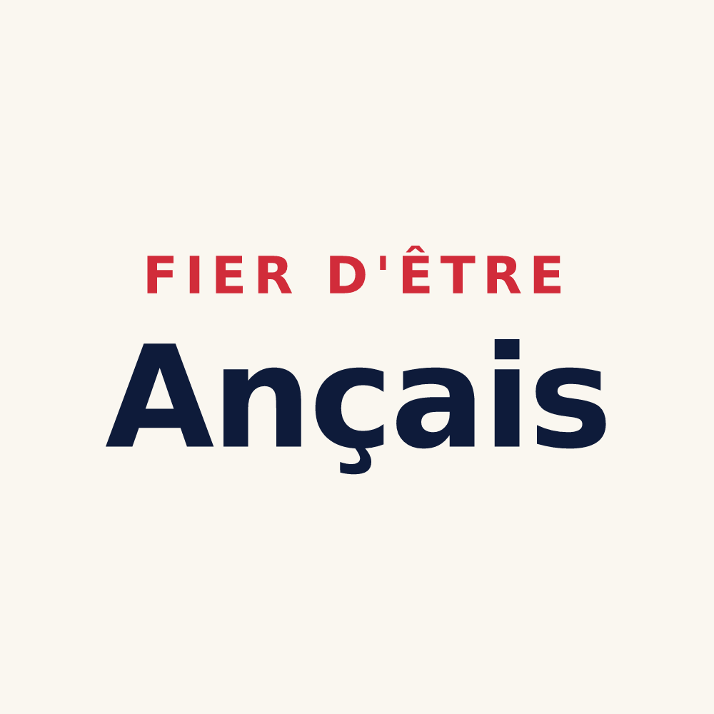 Tasse « Fier d'être Ançais » — design pour Ance Féas