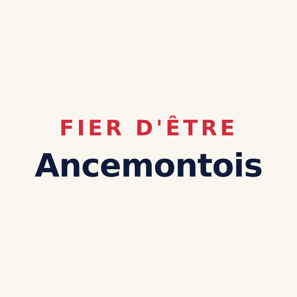 Tasse « Fier d'être Ancemontois » — design pour Ancemont