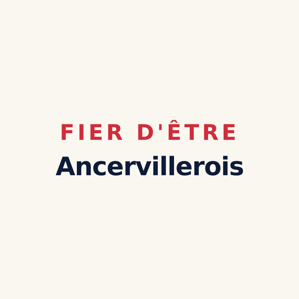 Tasse « Fier d'être Ancervillerois » — design pour Ancerviller