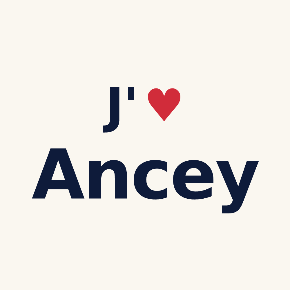 Tasse personnalisée Ancey — design J'aime Ancey