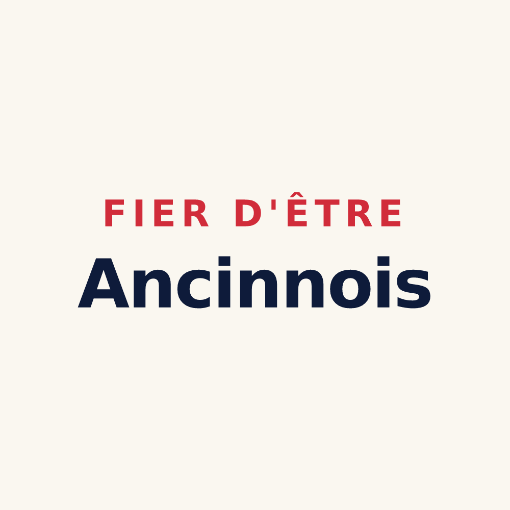 Tasse « Fier d'être Ancinnois » — design pour Ancinnes