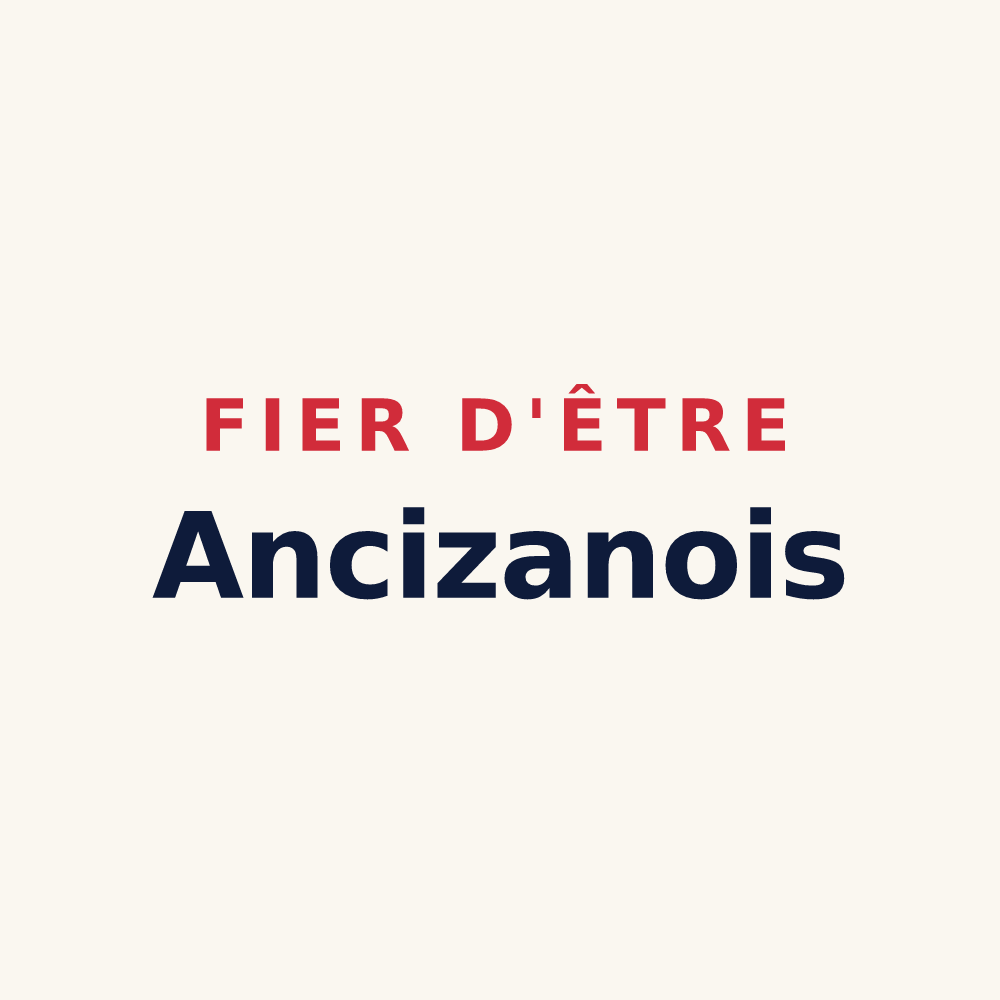 Tasse « Fier d'être Ancizanois » — design pour Ancizan