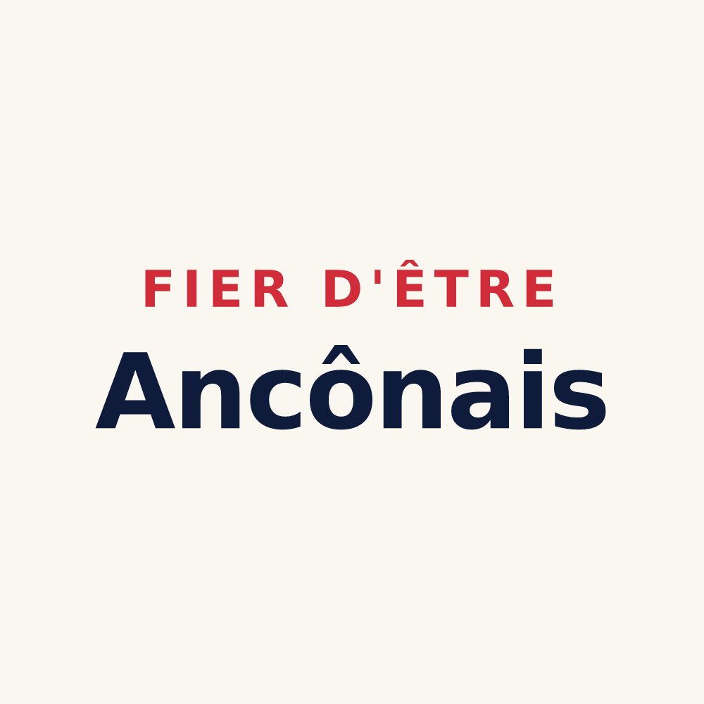Tasse « Fier d'être Ancônais » — design pour Ancône