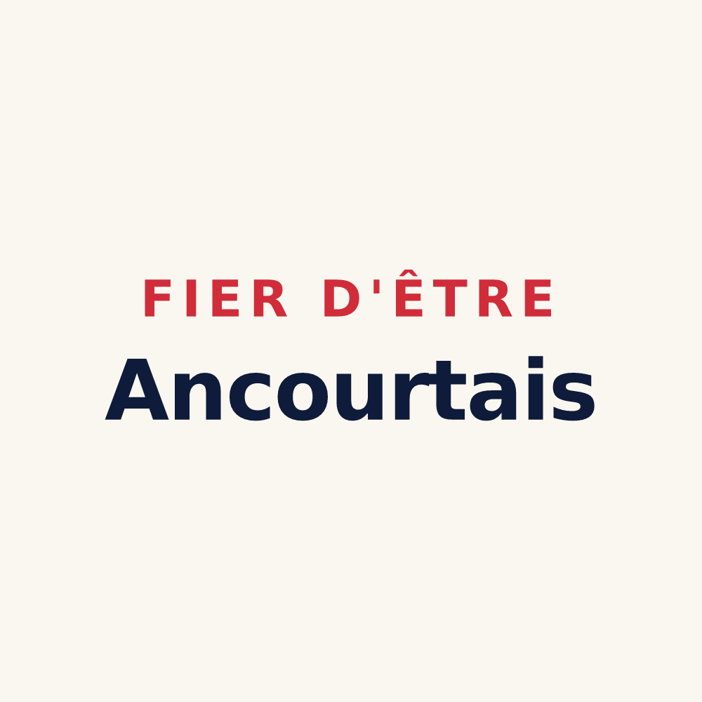 Tasse « Fier d'être Ancourtais » — design pour Ancourt