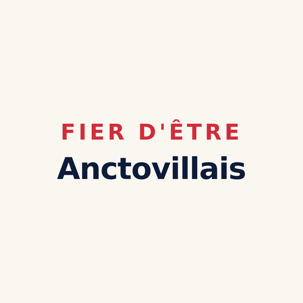 Tasse « Fier d'être Anctovillais » — design pour Anctoville-sur-Boscq
