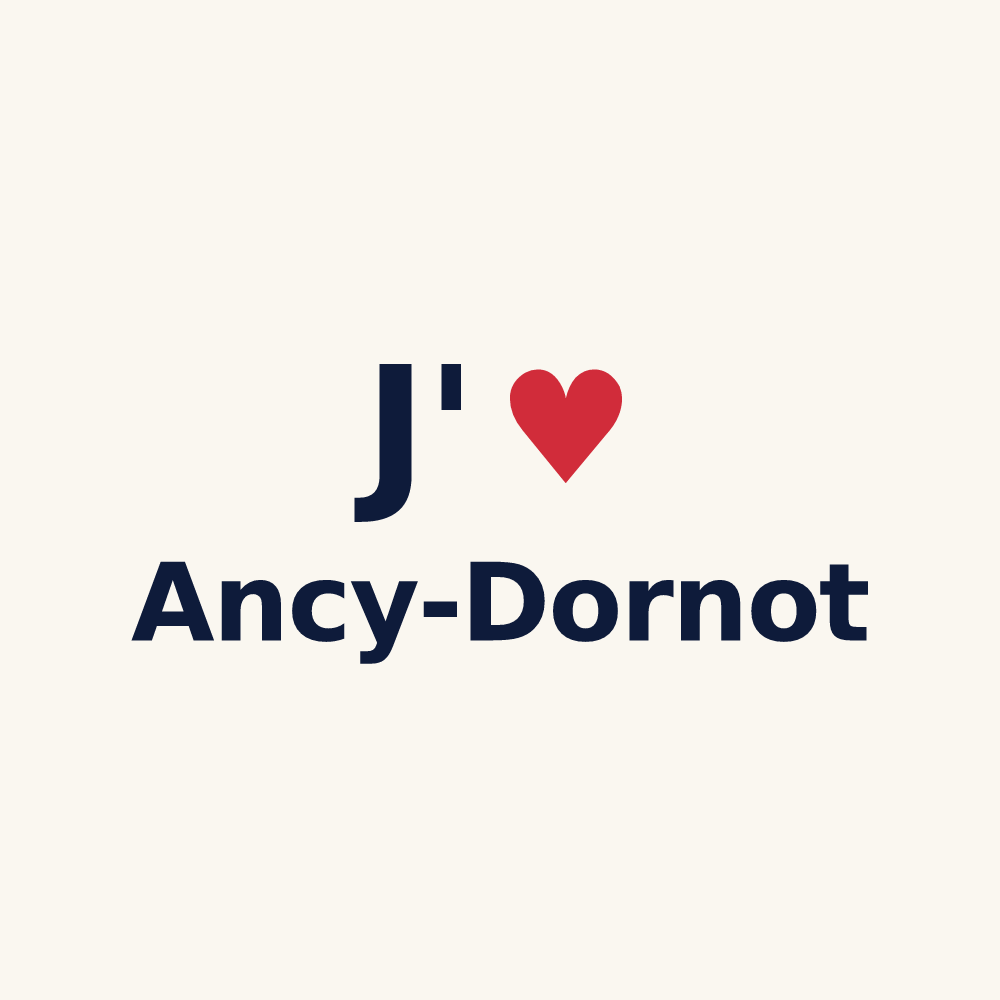 Tasse personnalisée Ancy-Dornot — design J'aime Ancy-Dornot