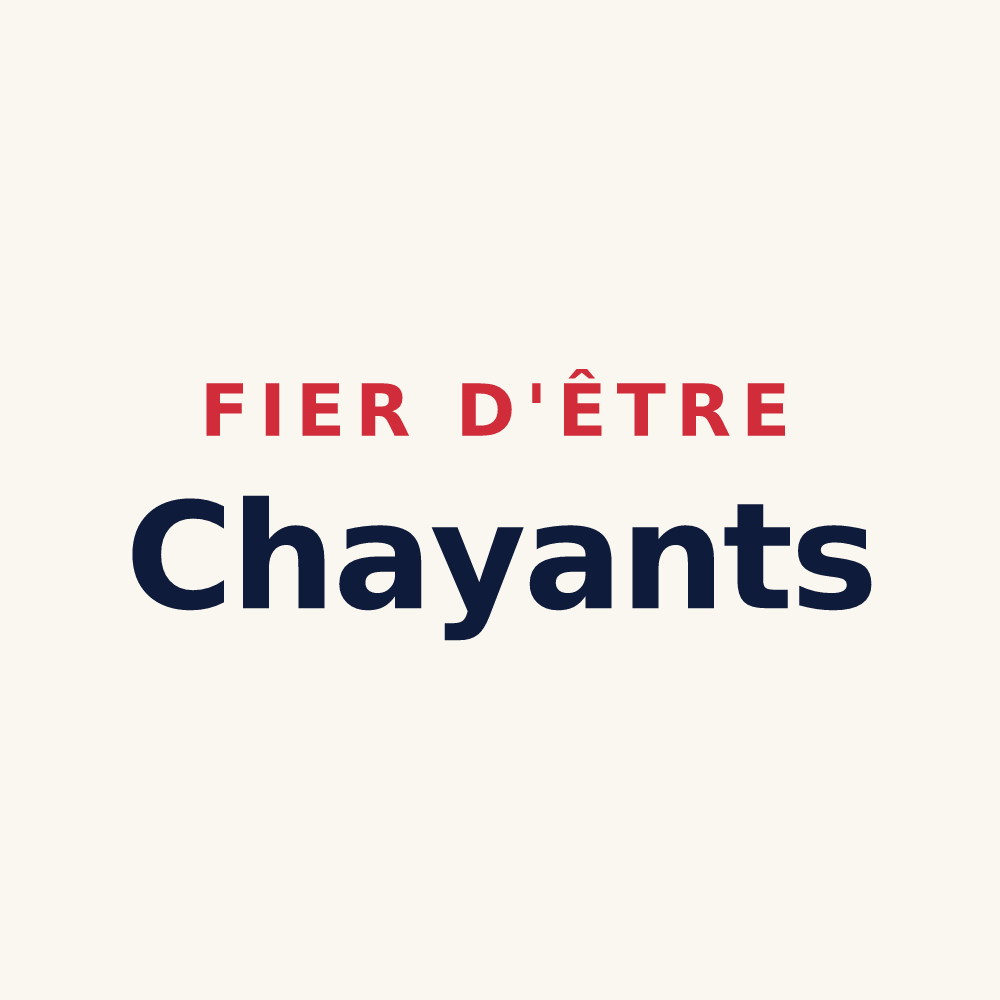Tasse « Fier d'être Chayants » — design pour Andernay
