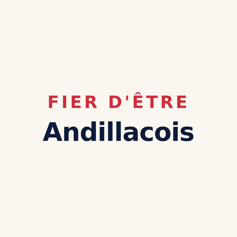Tasse « Fier d'être Andillacois » — design pour Andillac