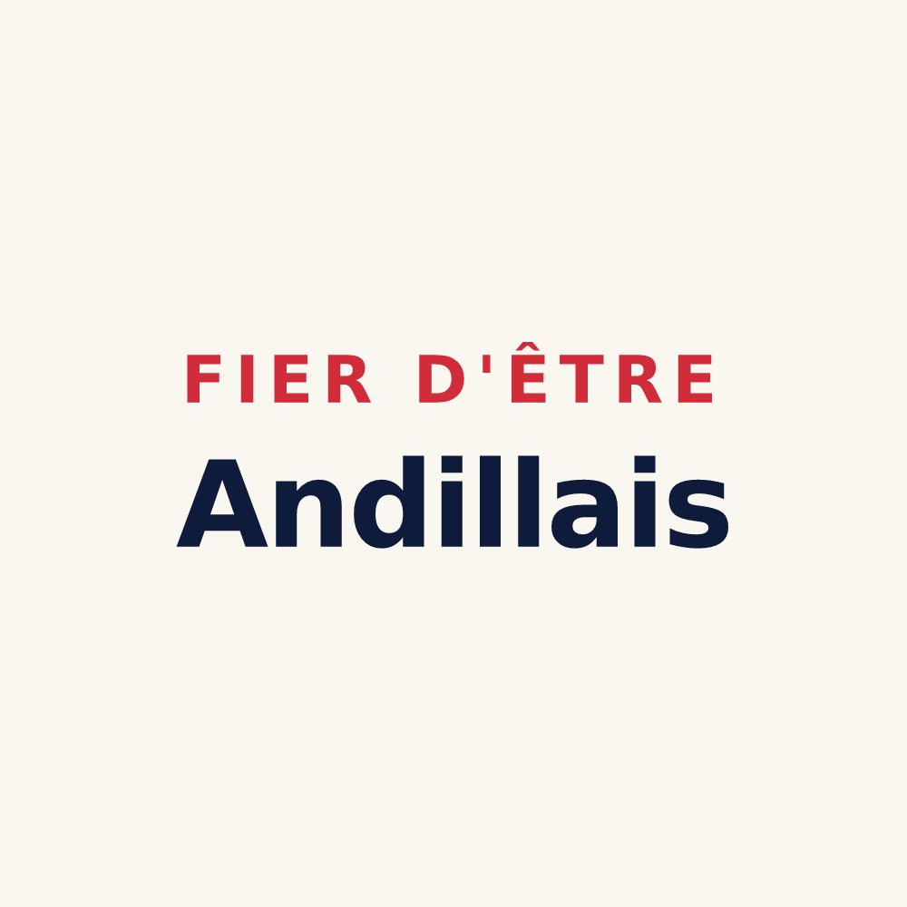 Tasse « Fier d'être Andillais » — design pour Andilly