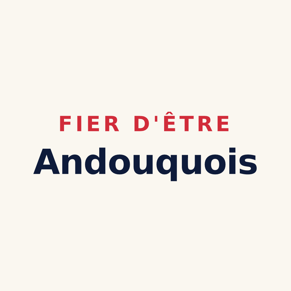 Tasse « Fier d'être Andouquois » — design pour Andouque