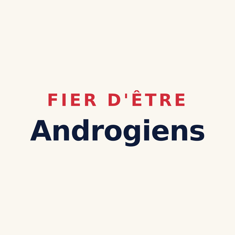 Tasse « Fier d'être Androgiens » — design pour Andryes