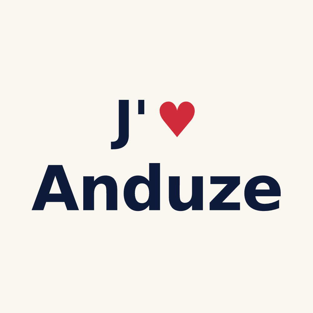 Tasse personnalisée Anduze — design J'aime Anduze