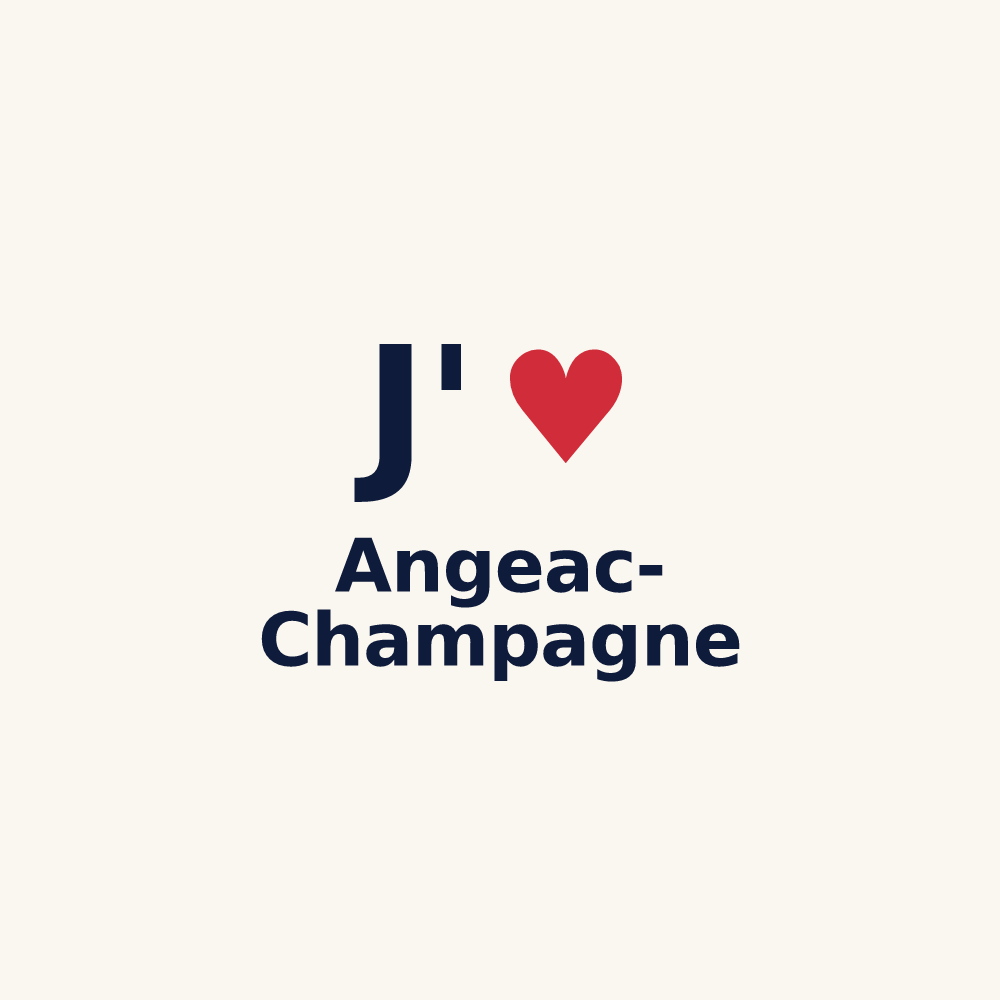 Tasse personnalisée Angeac-Champagne — design J'aime Angeac-Champagne