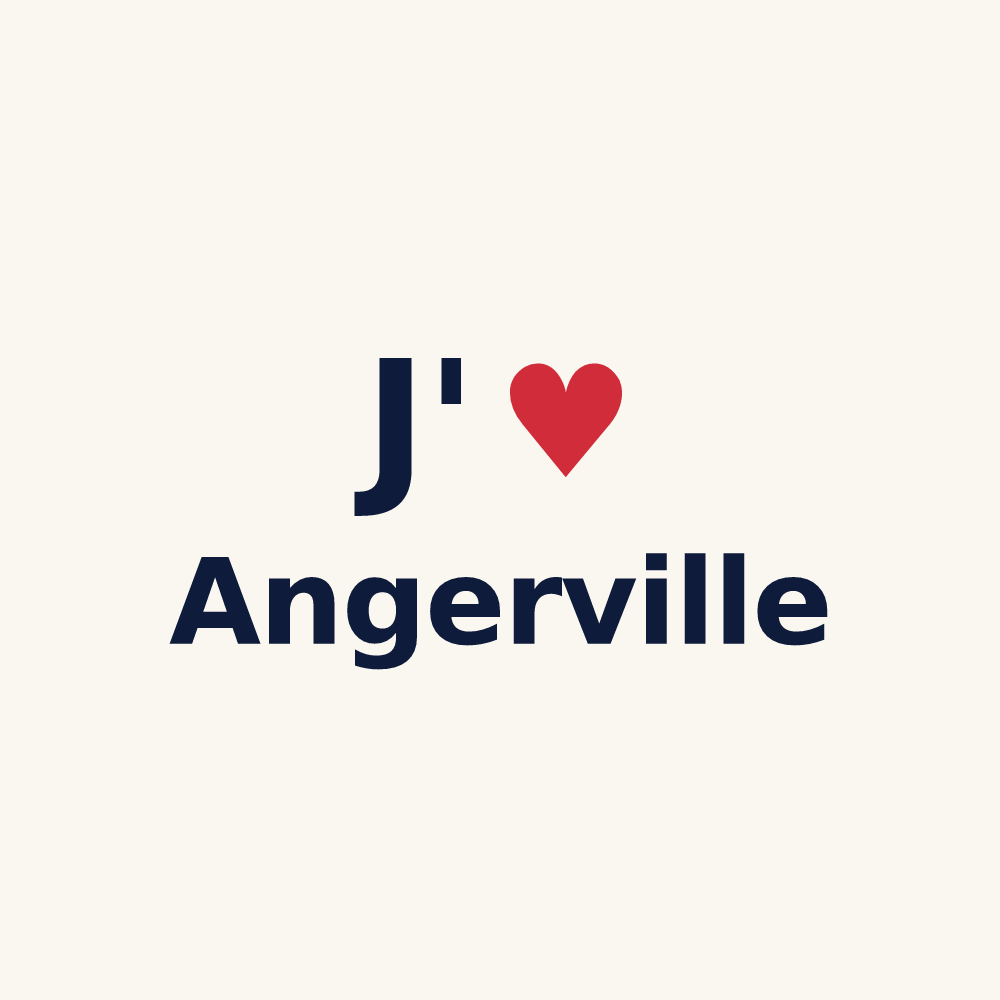 Tasse personnalisée Angerville — design J'aime Angerville