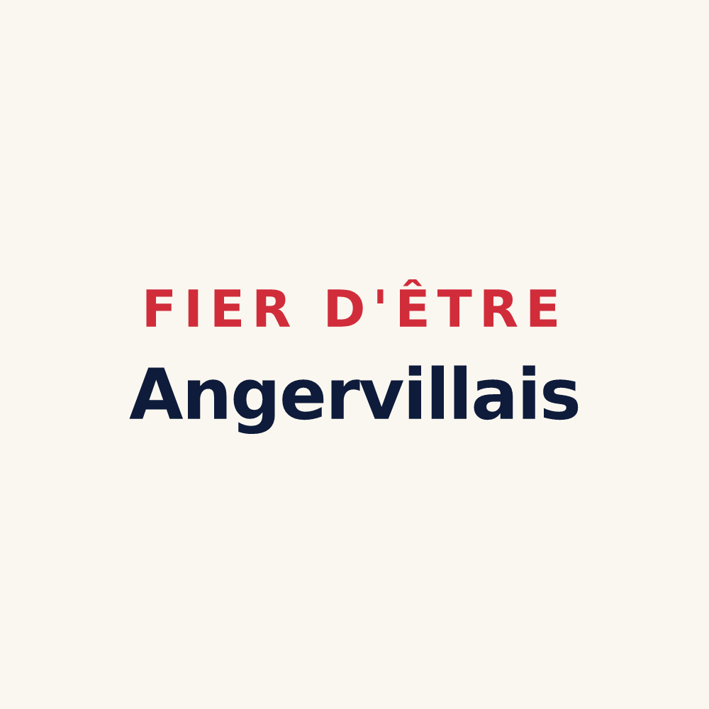 Tasse « Fier d'être Angervillais » — design pour Angerville-l'Orcher
