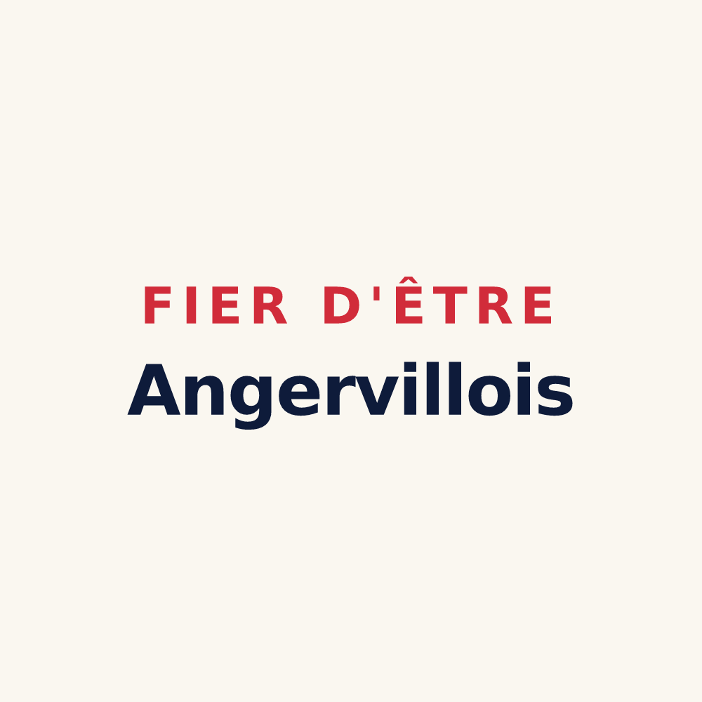 Tasse « Fier d'être Angervillois » — design pour Angerville