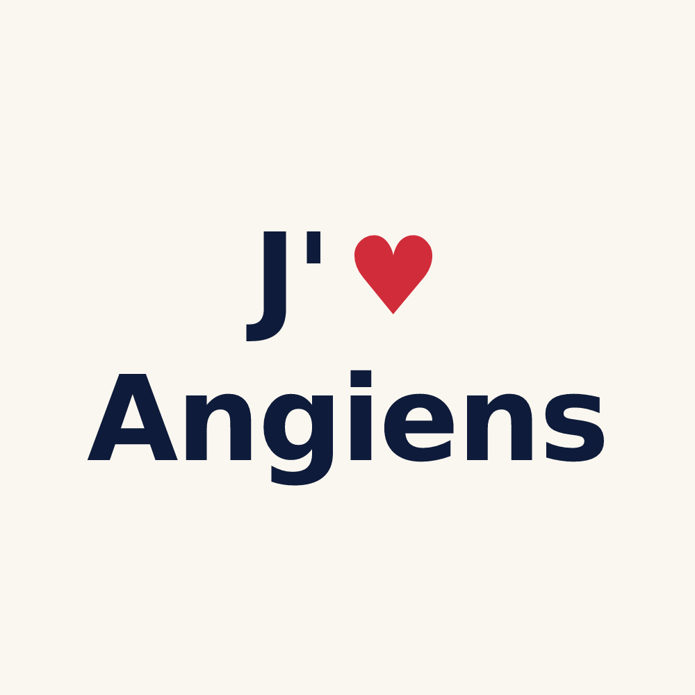 Tasse personnalisée Angiens — design J'aime Angiens