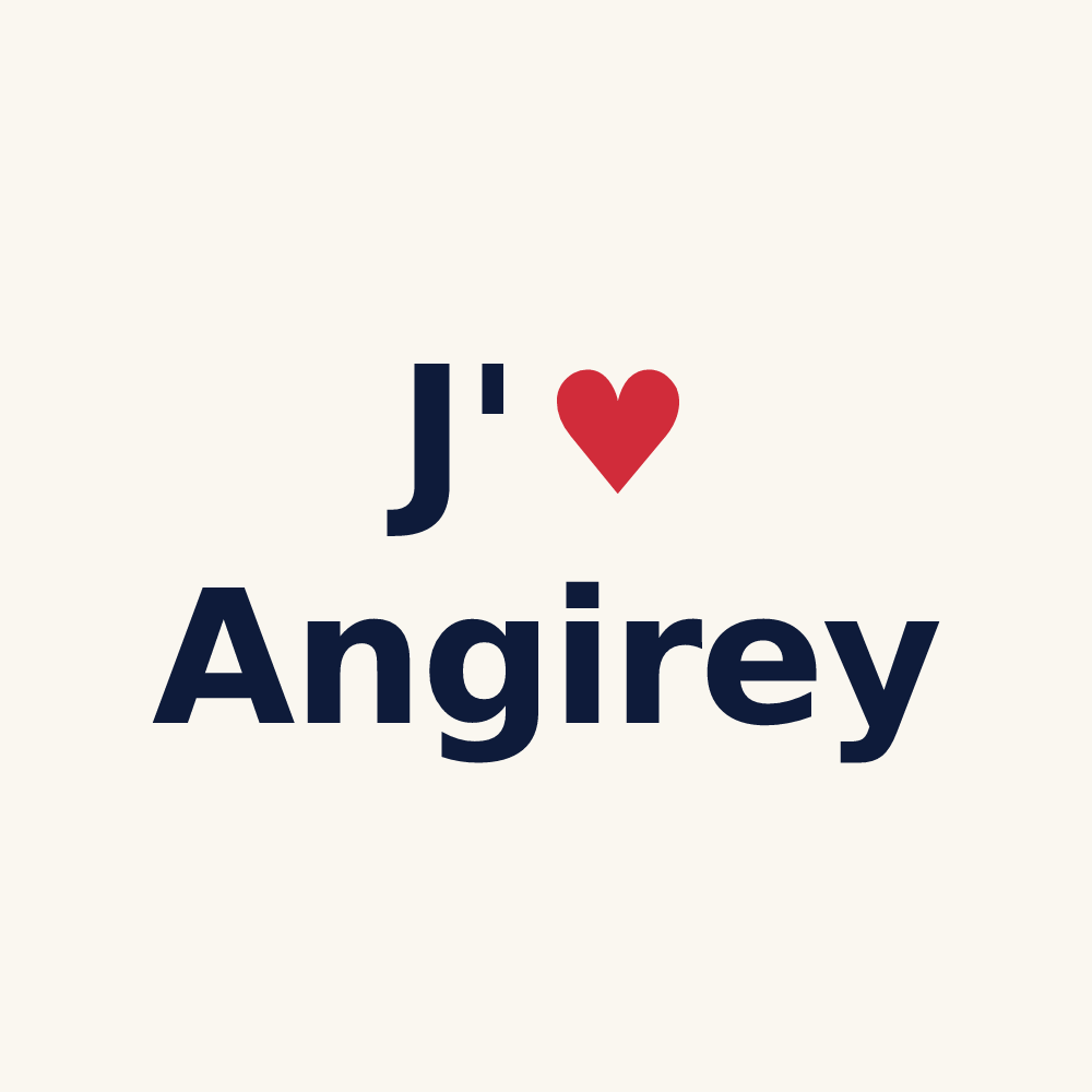 Tasse personnalisée Angirey — design J'aime Angirey