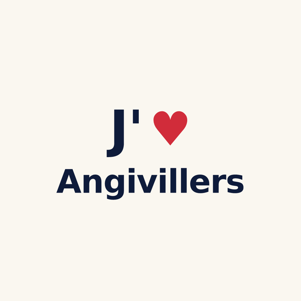 Tasse personnalisée Angivillers — design J'aime Angivillers