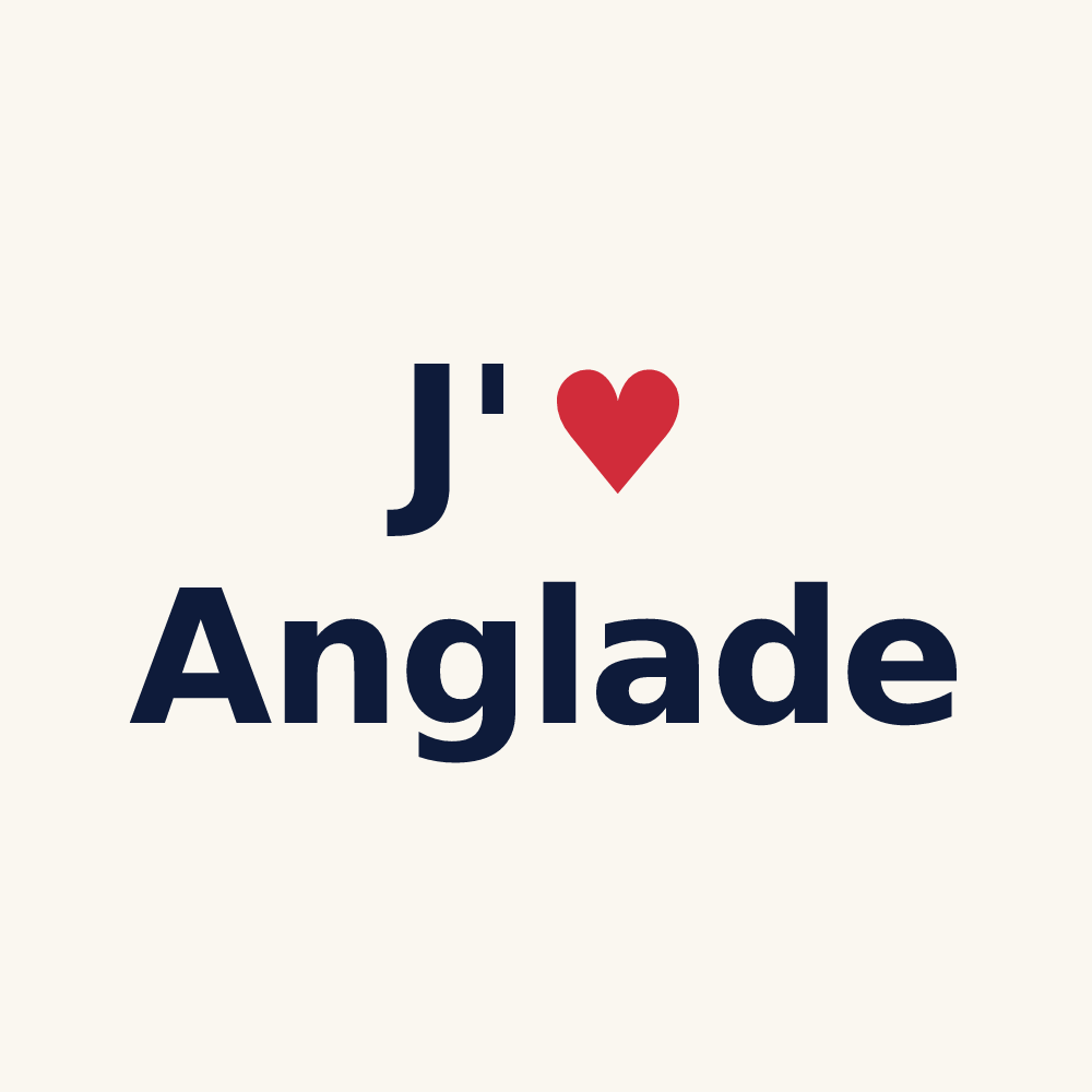 Tasse personnalisée Anglade — design J'aime Anglade