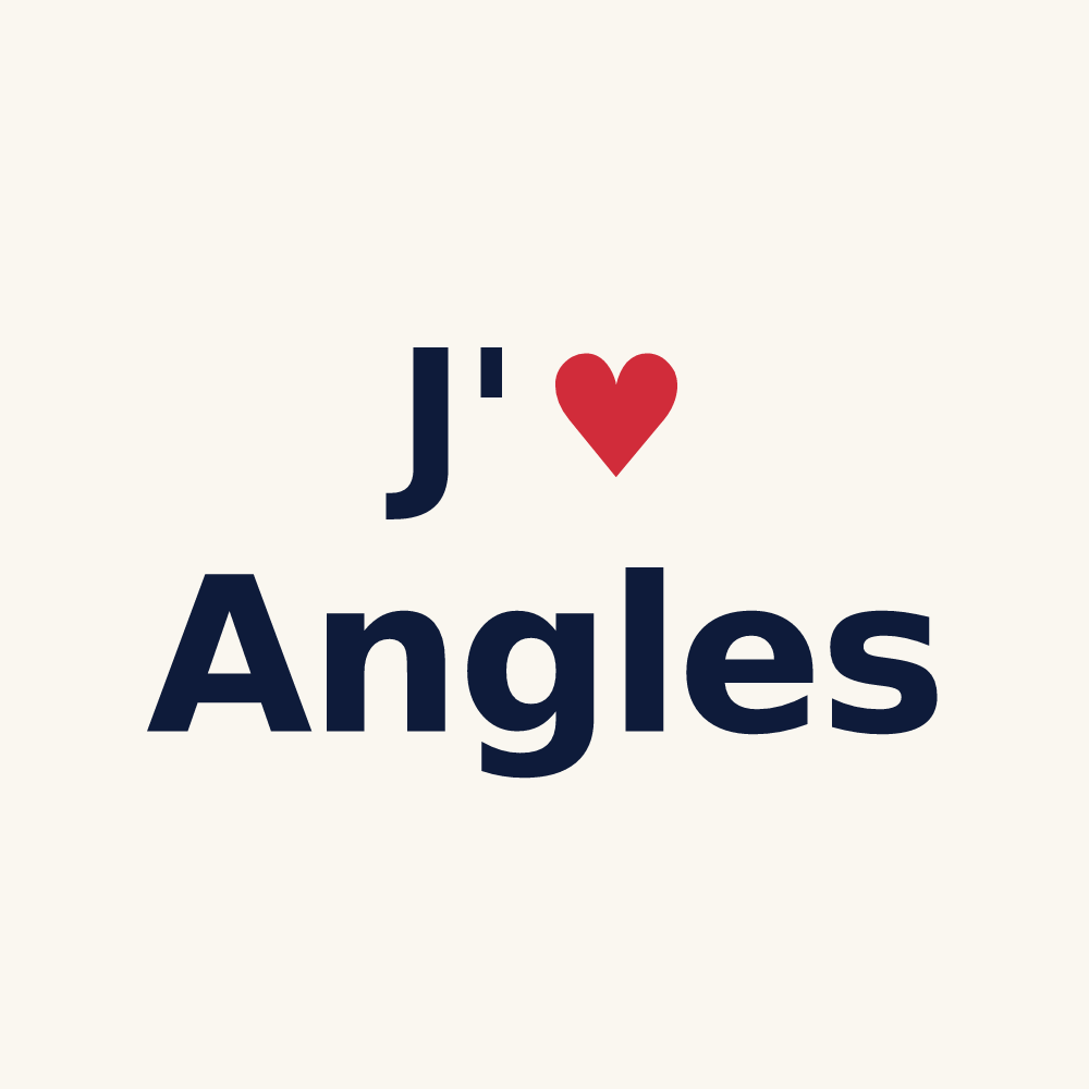 Tasse personnalisée Angles — design J'aime Angles