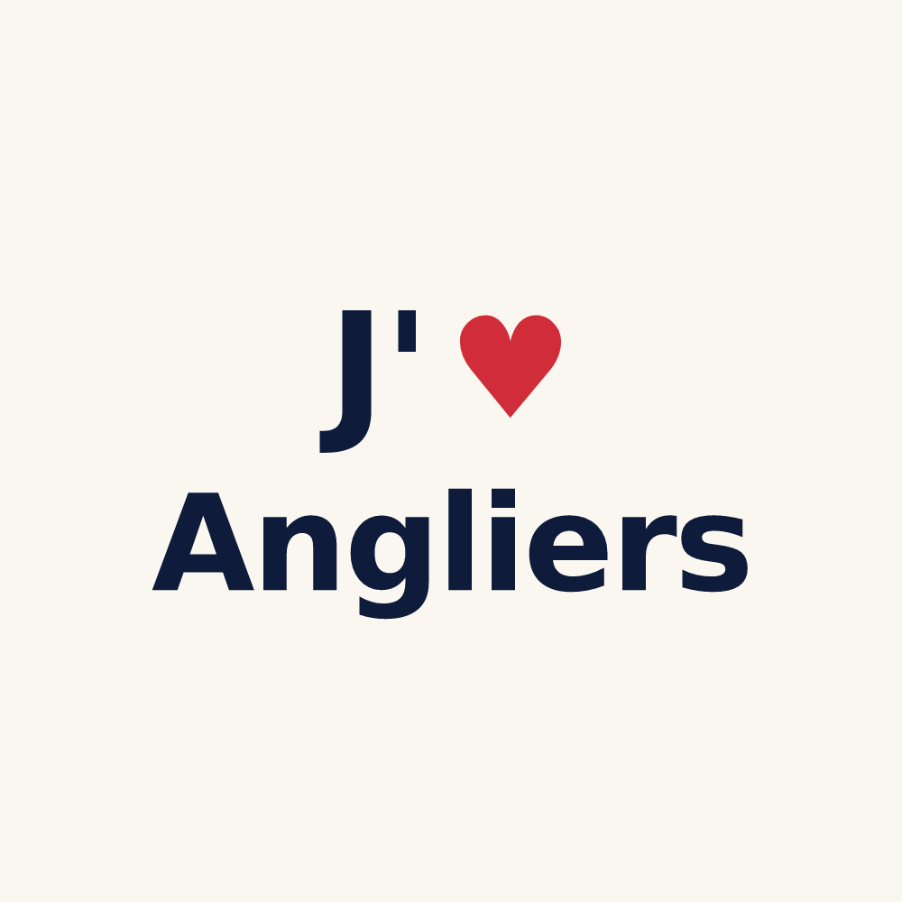 Tasse personnalisée Angliers — design J'aime Angliers