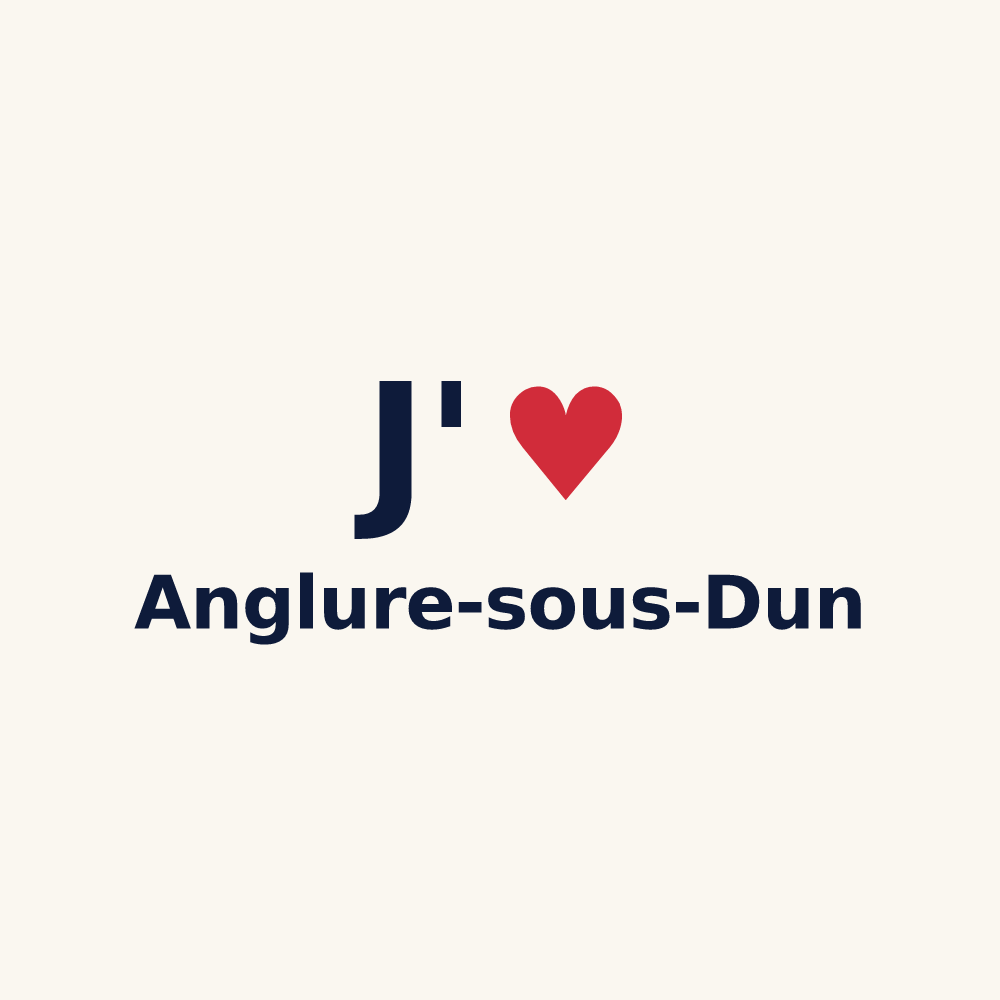 Tasse personnalisée Anglure-sous-Dun — design J'aime Anglure-sous-Dun