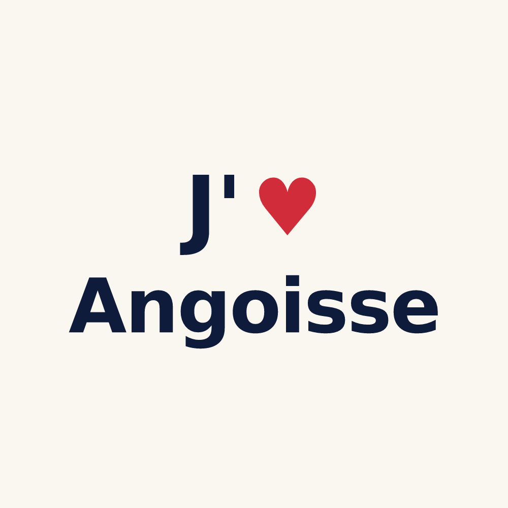 Tasse personnalisée Angoisse — design J'aime Angoisse