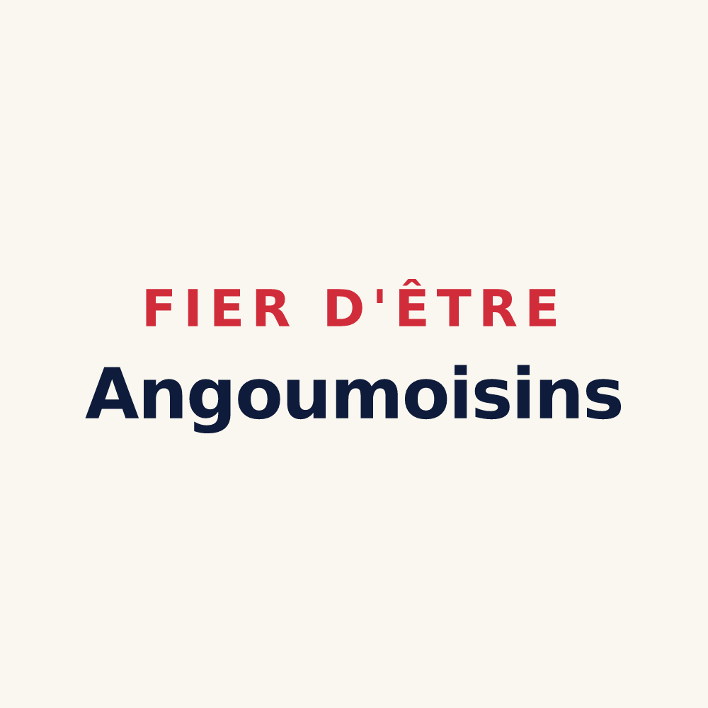 Tasse « Fier d'être Angoumoisins » — design pour Angoulême
