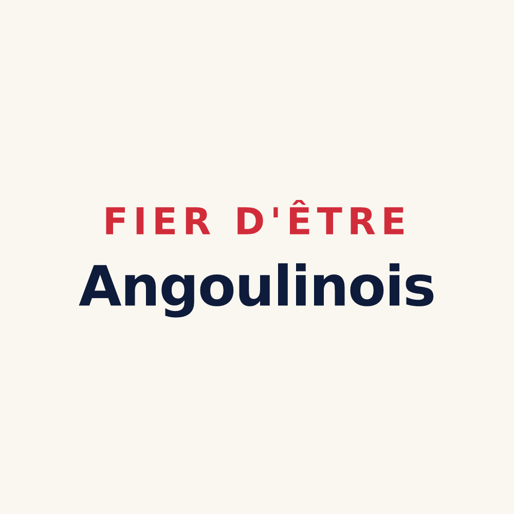 Tasse « Fier d'être Angoulinois » — design pour Angoulins