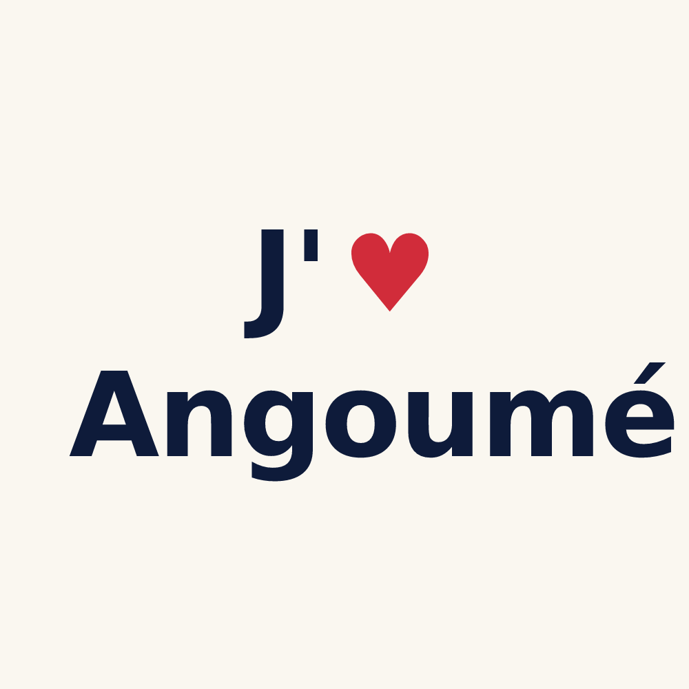 Tasse personnalisée Angoumé — design J'aime Angoumé
