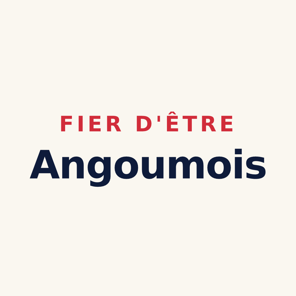 Tasse « Fier d'être Angoumois » — design pour Angoumé