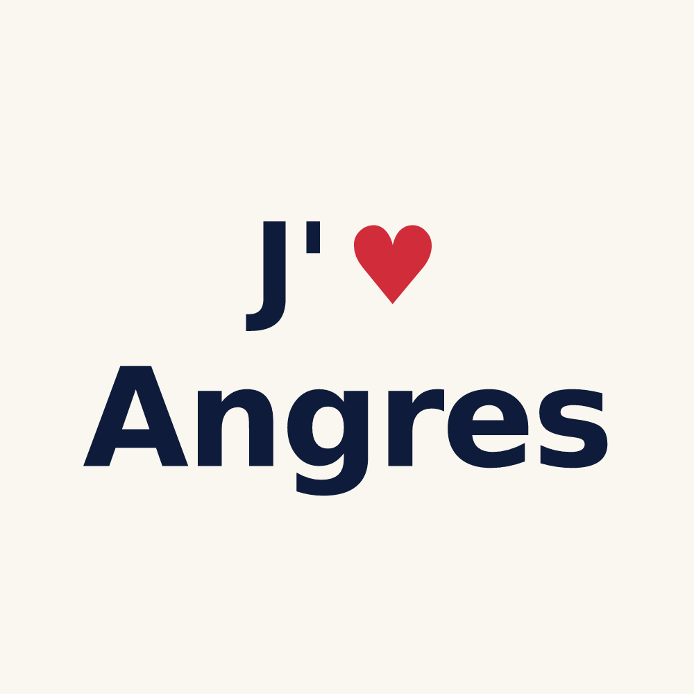 Tasse personnalisée Angres — design J'aime Angres