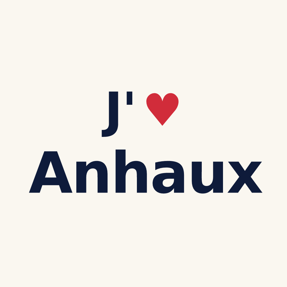 Tasse personnalisée Anhaux — design J'aime Anhaux