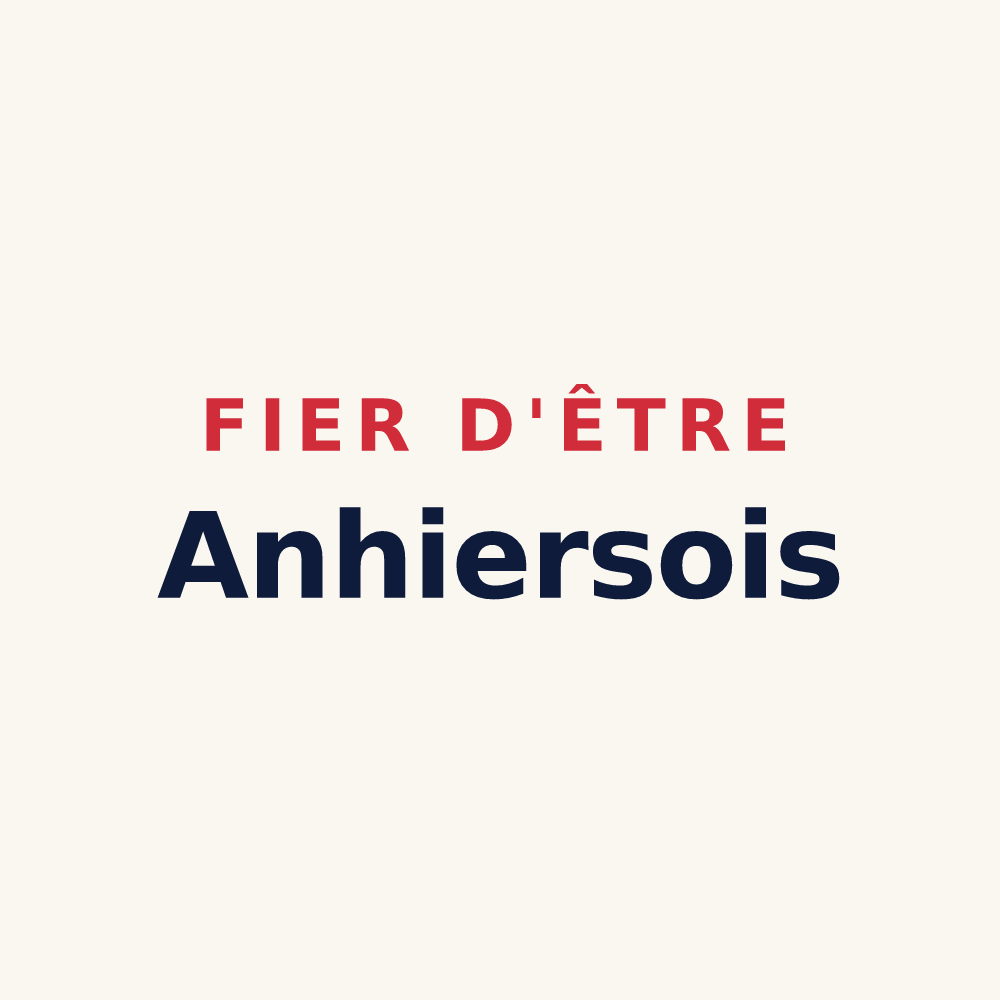 Tasse « Fier d'être Anhiersois » — design pour Anhiers