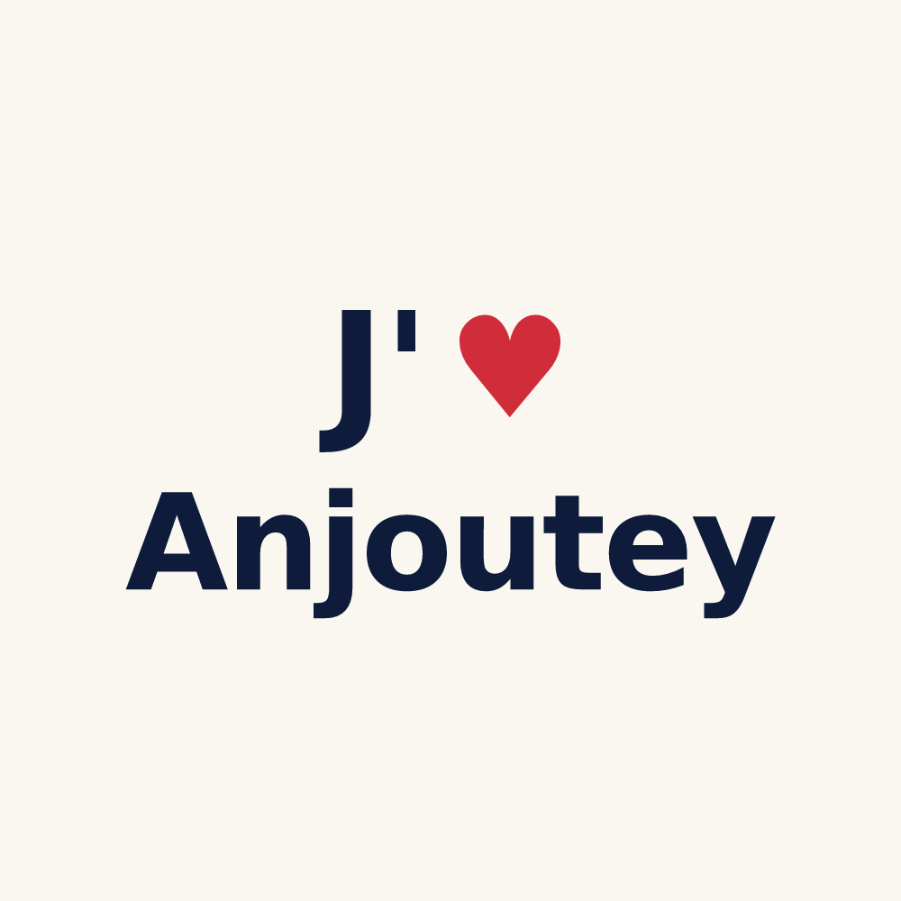 Tasse personnalisée Anjoutey — design J'aime Anjoutey