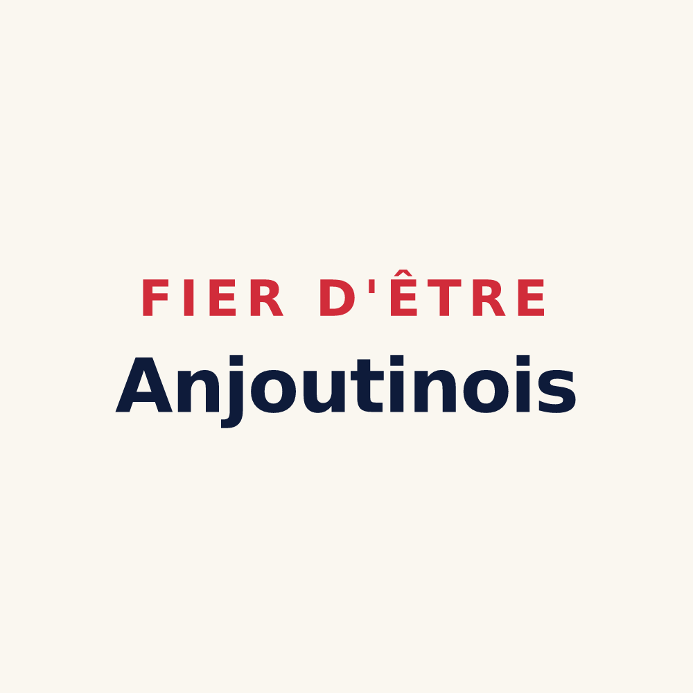 Tasse « Fier d'être Anjoutinois » — design pour Anjoutey