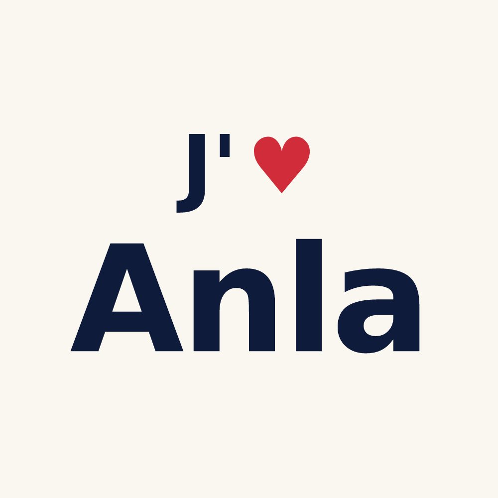 Tasse personnalisée Anla — design J'aime Anla