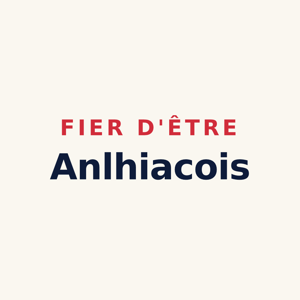 Tasse « Fier d'être Anlhiacois » — design pour Anlhiac