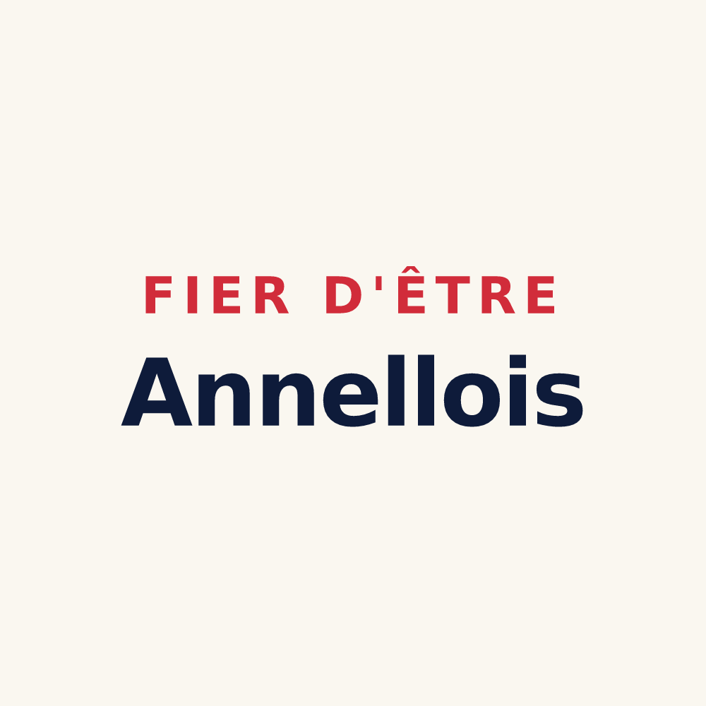 Tasse « Fier d'être Annellois » — design pour Annelles