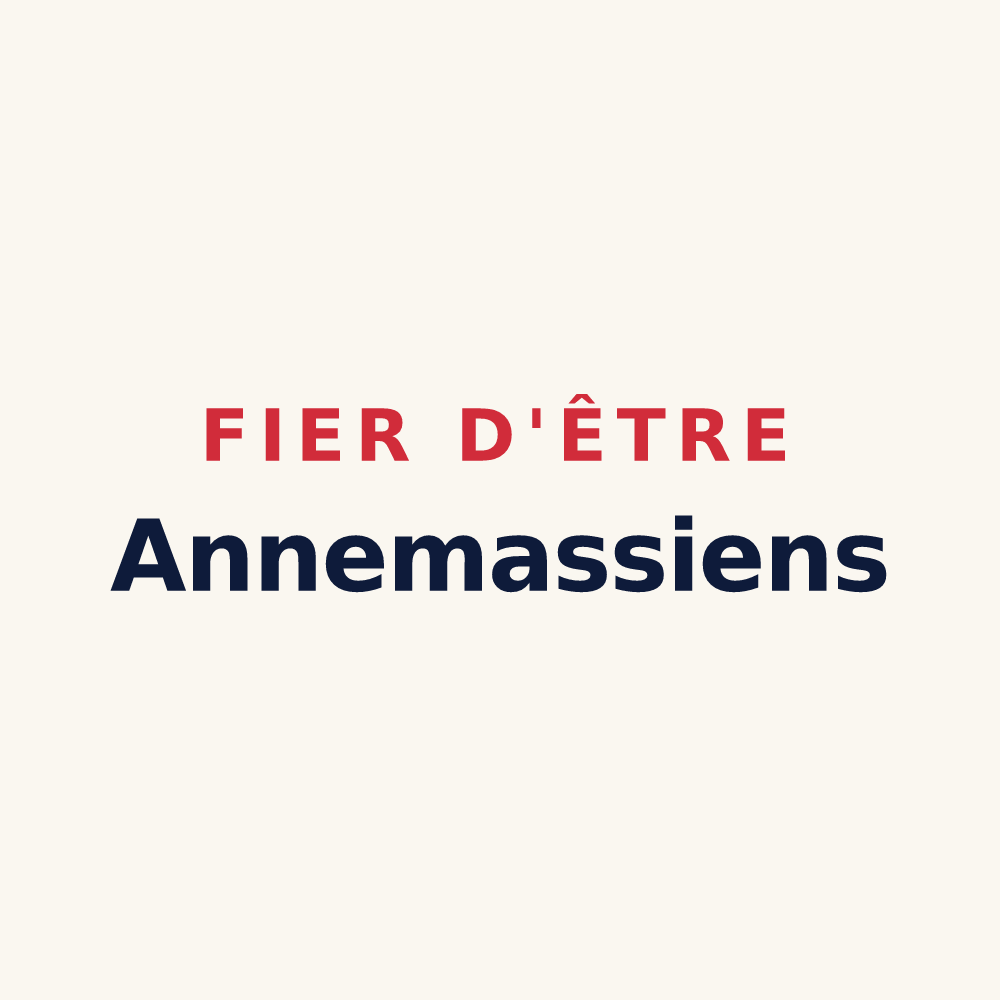 Tasse « Fier d'être Annemassiens » — design pour Annemasse
