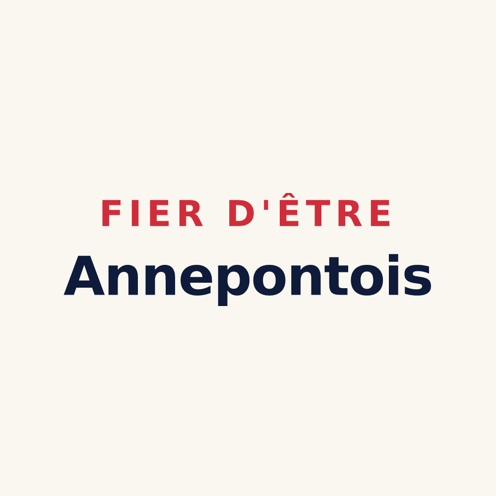 Tasse « Fier d'être Annepontois » — design pour Annepont